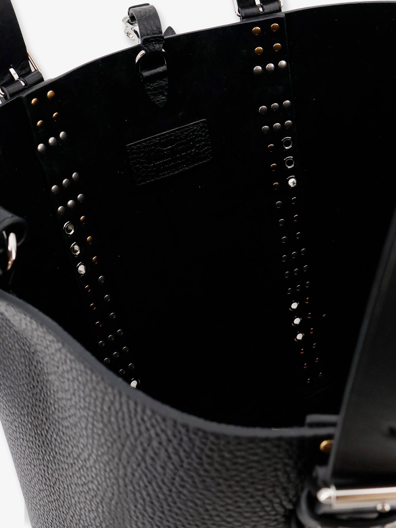 VALENTINO GARAVANI Valentino Garavani Men Leather Shoulder Bag With Iconic Studs