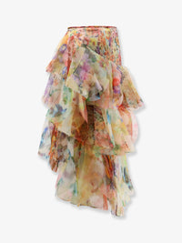 ZIMMERMANN Zimmermann Women Luna Fanned Maxi Skirt