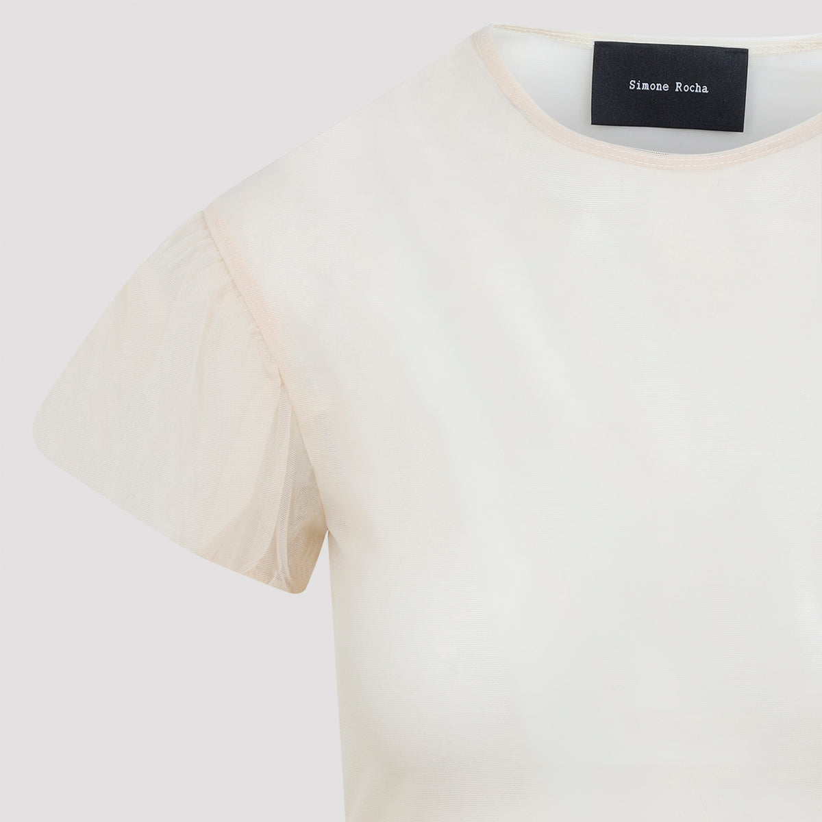 Simone Rocha Sheer Ballet Peplum Top Women