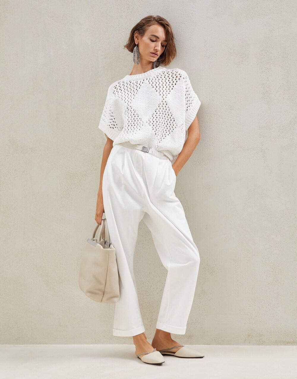 Brunello Cucinelli Brunello Cucinelli Cropped Track Pants