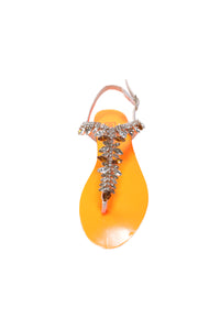 Ventutto Rio Crystal Cluster T-Strap Sandal