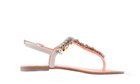 Ventutto Rio Crystal Cluster T-Strap Sandal