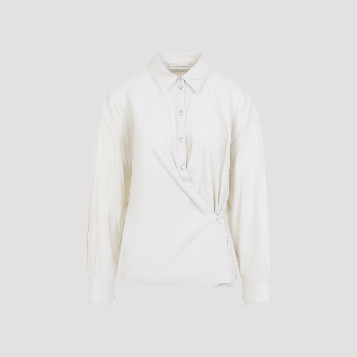 Lemaire Straight Collar Twisted Shirt Women