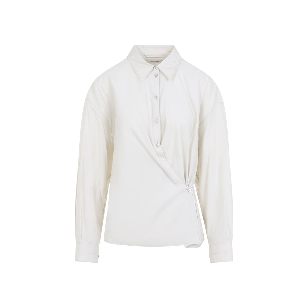 Lemaire Straight Collar Twisted Shirt Women