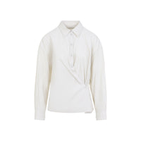 Lemaire Straight Collar Twisted Shirt Women