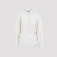 Lemaire Straight Collar Twisted Shirt Women