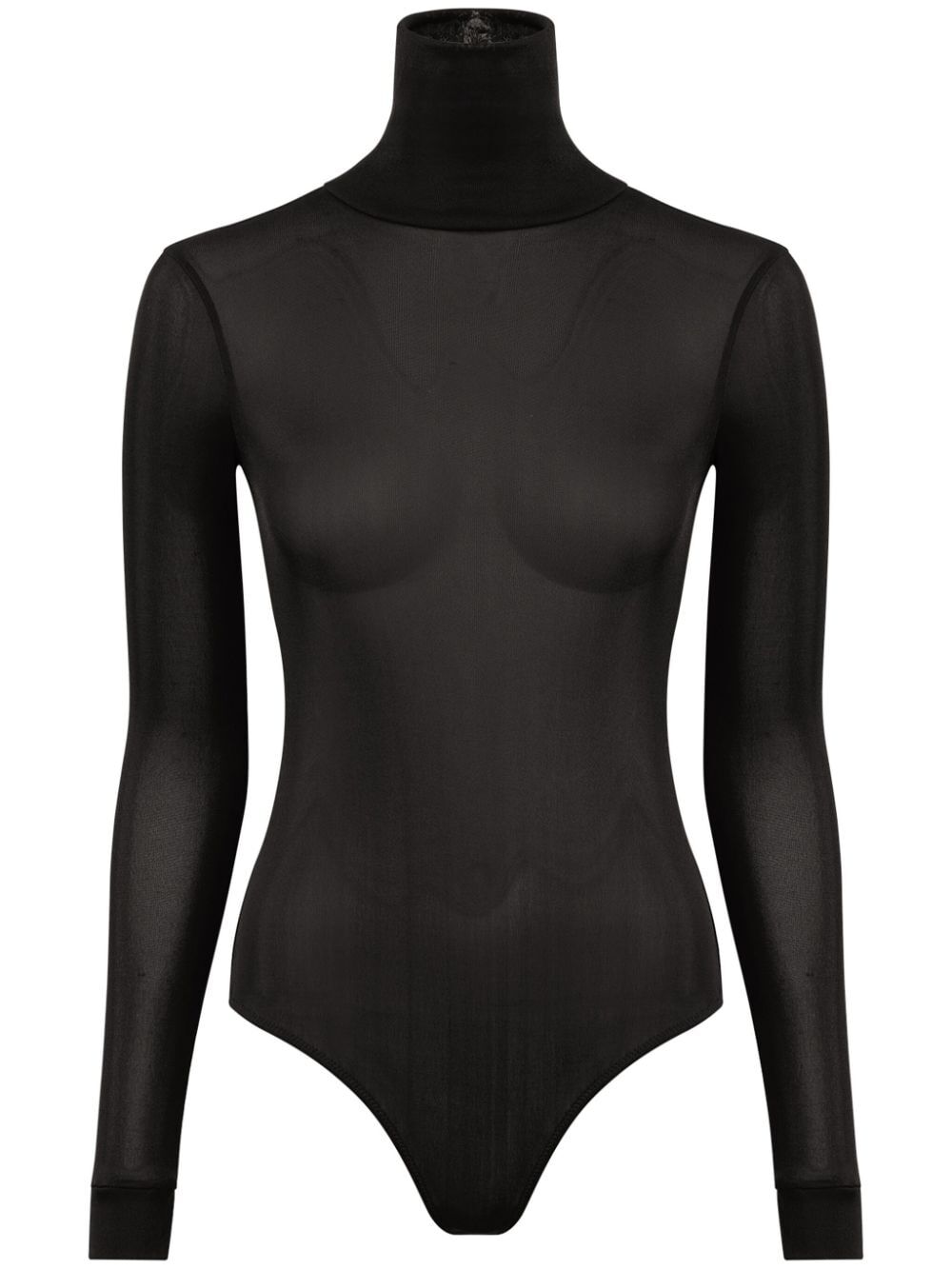 Maison Margiela Women Body Collo Alto Semitrasparente