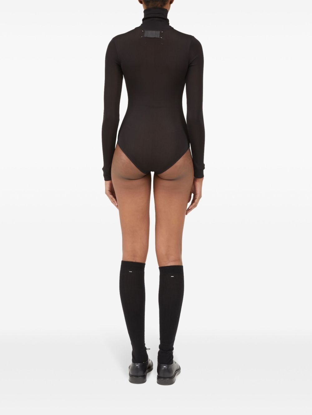 Maison Margiela Women Body Collo Alto Semitrasparente