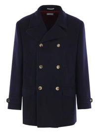BRUNELLO CUCINELLI Double-Breasted Wool Coat Women