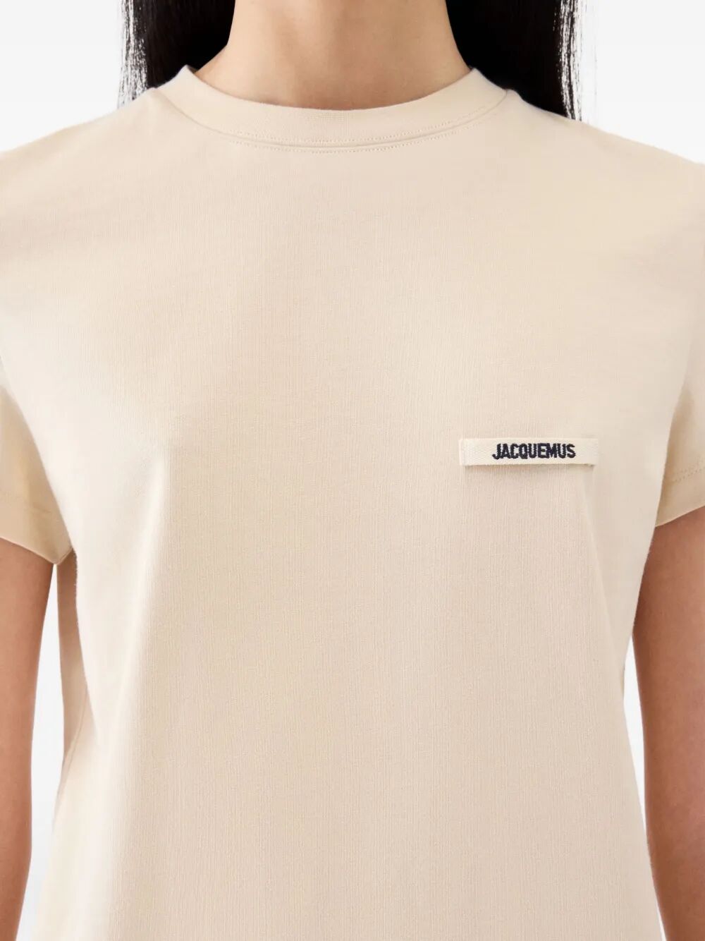 JACQUEMUS Jacquemus Women Le T-Shirt Gros Grain In Cotton
