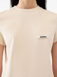 JACQUEMUS Jacquemus Women Le T-Shirt Gros Grain In Cotton