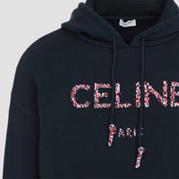 Celine Knit Hoodie Men