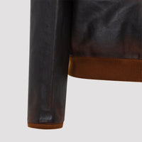 GOLDEN GOOSE Golden Goose Leather Bomber Jacket Men