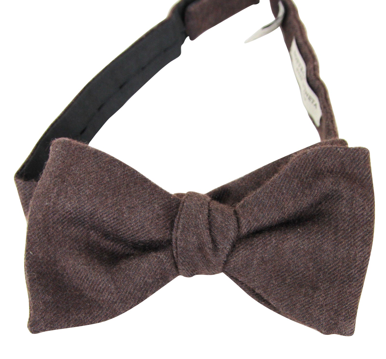 Bottega Veneta Men's Brown Silk Cashmere Bow Tie