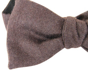 Bottega Veneta Men's Brown Silk Cashmere Bow Tie 270827 2000