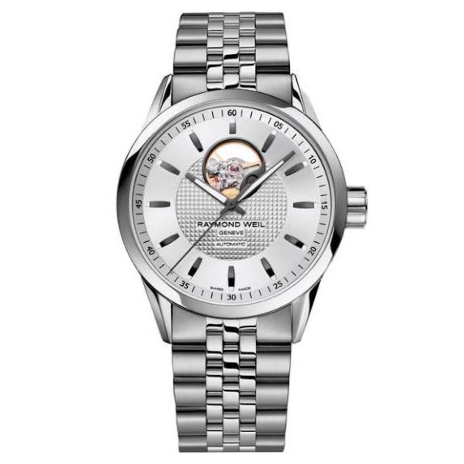 Raymond Weil Raymond Weil Men's Freelance Silver Dial Watch - 2710-ST-65031