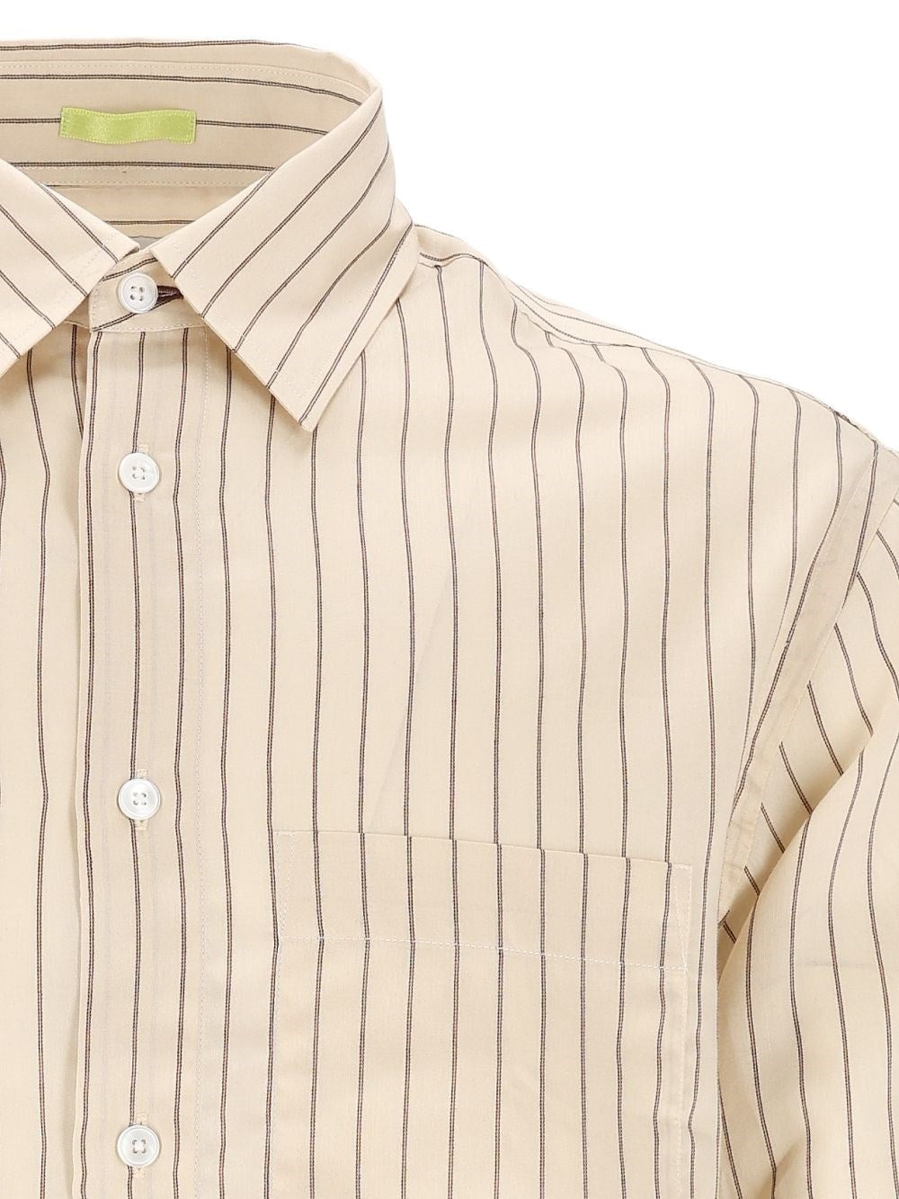 Paul Smith Paul Smith Men Striped Lyocell And Silk Shirt