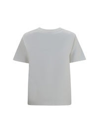 LOEWE Loewe Women Cotton Blend T-Shirt With Embroidered Logo