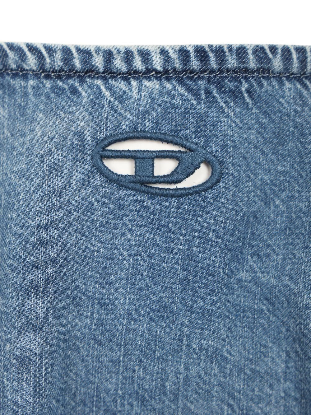 Diesel Diesel Women Wide Skirt In Flowing Denim