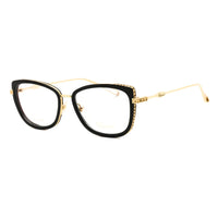 Chopard Eyeglasses Cat Eye Full Rim, Rose Gold Frame and Clear Demo Lenses Lens VCH256M0300