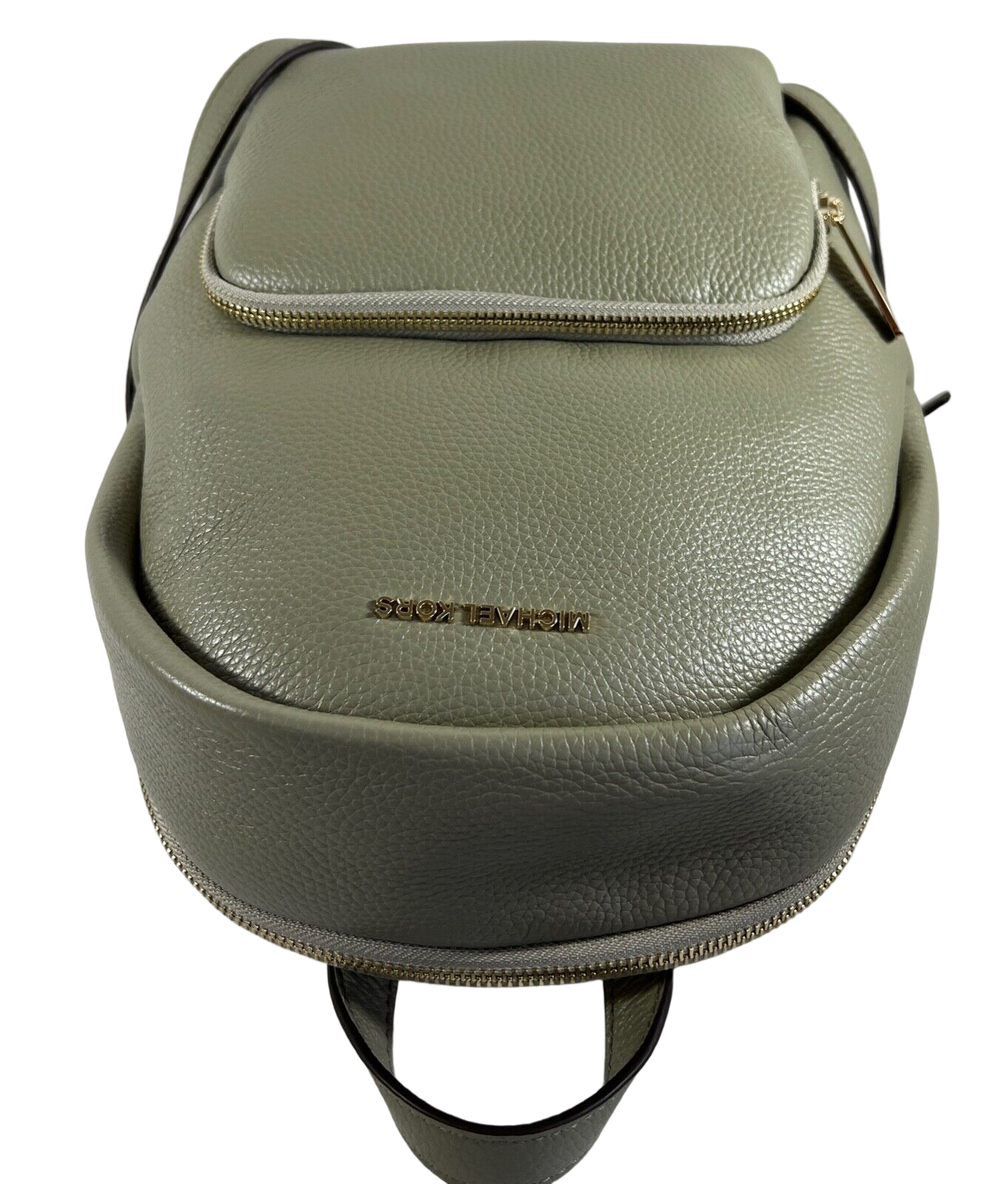 Michael Kors Women's Erin Pebbled Leather Zip Backpack