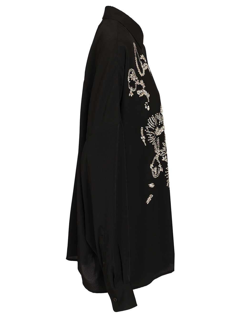 Dries Van Noten Dries Van Noten Women Oversized Shirt With Crystals