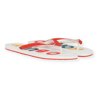 Orlebear Brown Mens White Flip Flop