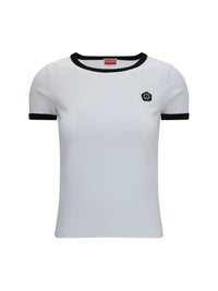 KENZO Kenzo Women Boke Flower 2.0 Embroidered Cotton T-Shirt