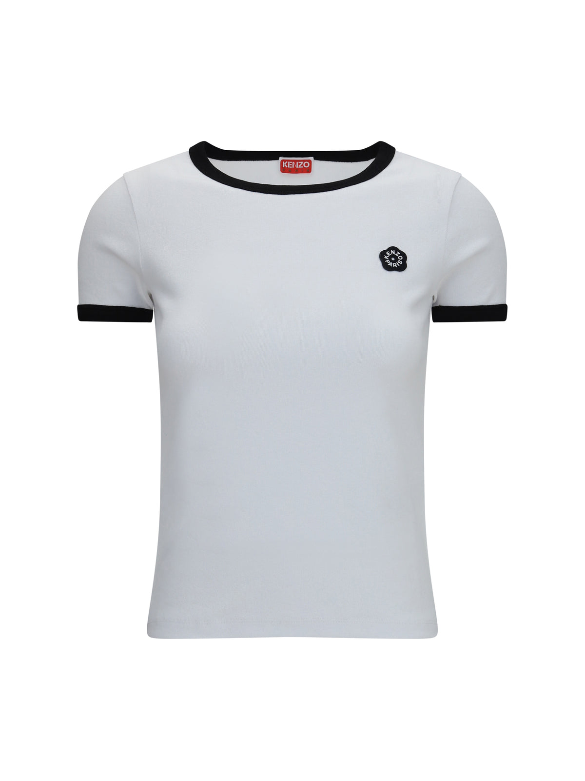 KENZO Kenzo Women Boke Flower 2.0 Embroidered Cotton T-Shirt