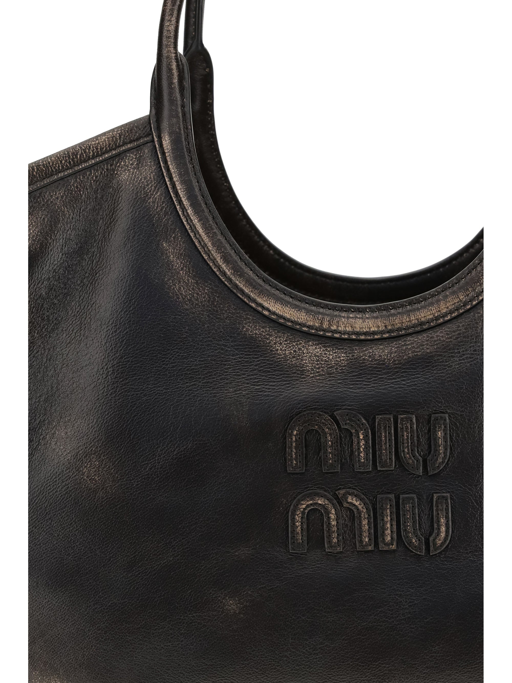 MIU MIU Miu Miu Women Ivy Leather Tote Bag