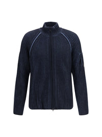 C.P. Company Men Ribbed Wool-Blend Cardigan