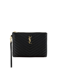 Saint Laurent Women Matelassé Clutch Bag