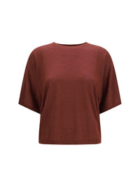 BRUNELLO CUCINELLI Brunello Cucinelli Women Short-Sleeve Cashmere And Silk Sweater