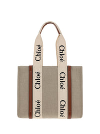 Chloé Women Woody Canvas Shoulder Bag
