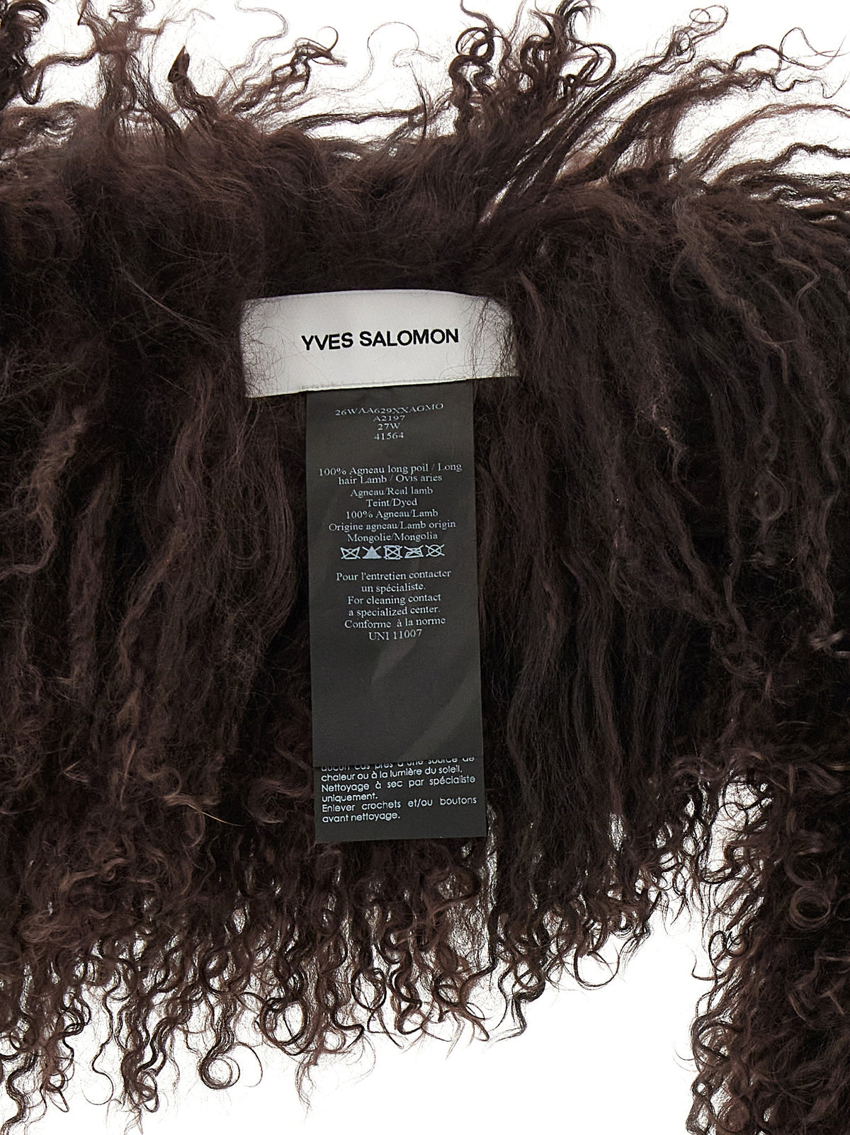 YVES SALOMON Yves Salomon Women Mongolian Sheepskin Scarf