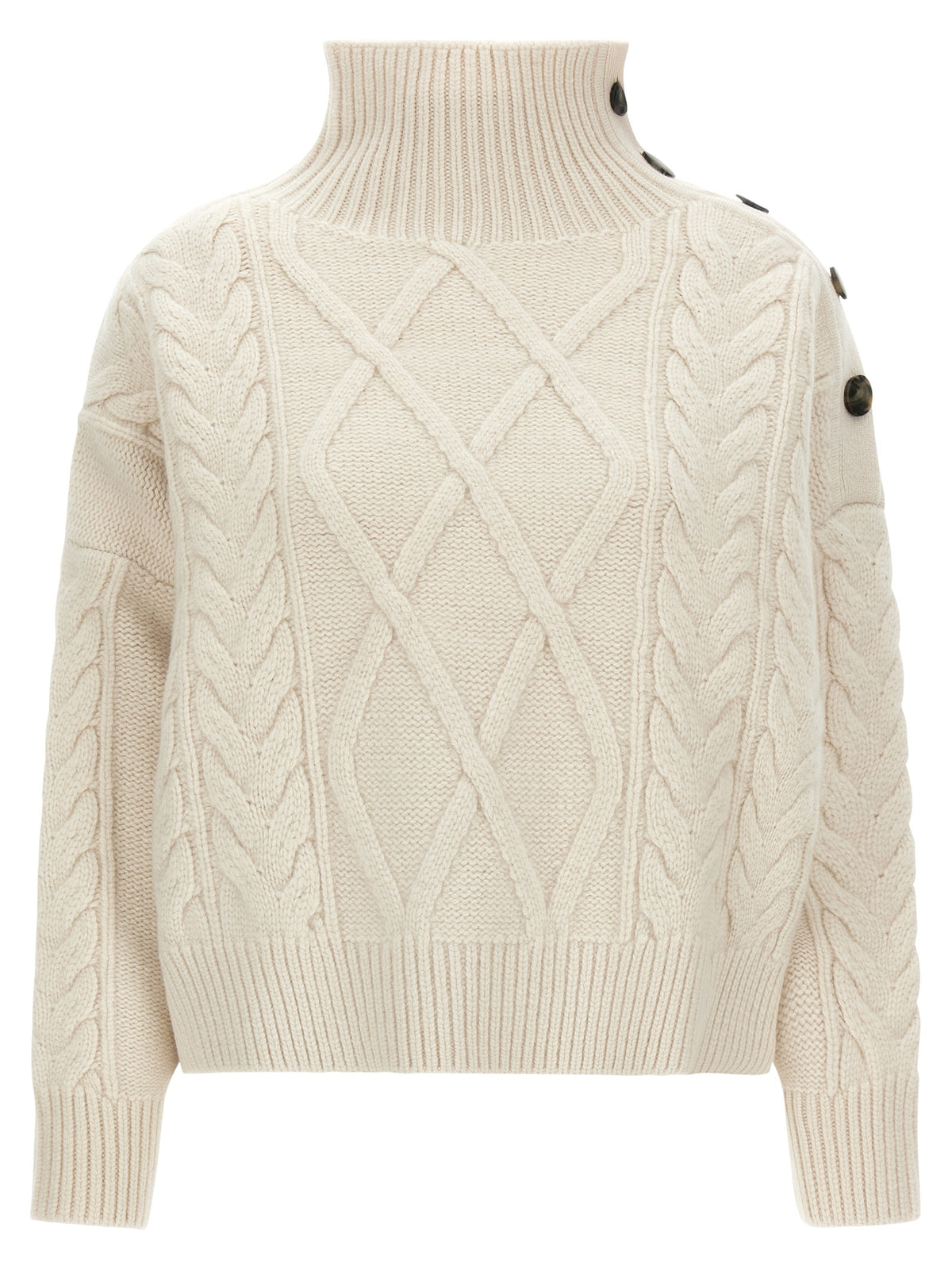 Yves Salomon Women Braided Sweater