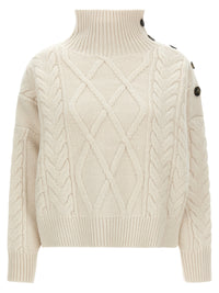Yves Salomon Women Braided Sweater
