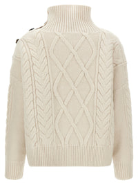 Yves Salomon Women Braided Sweater