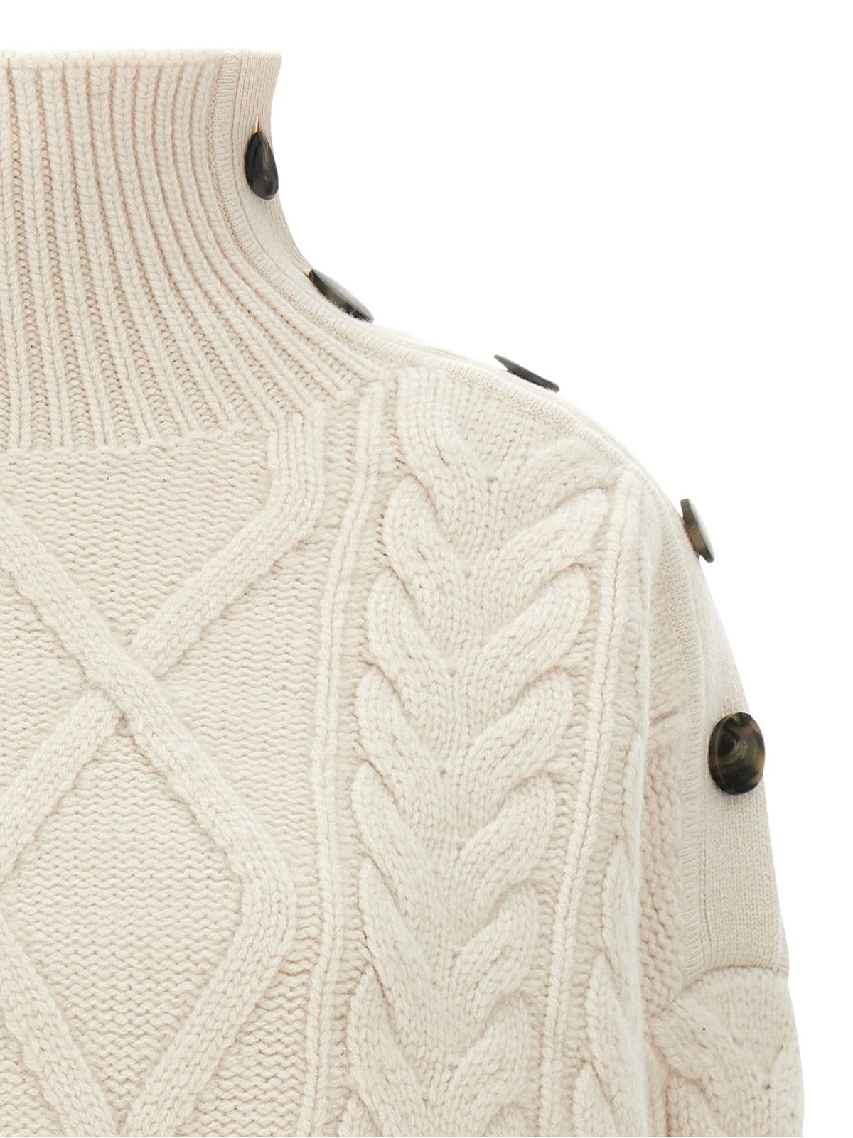 Yves Salomon Women Braided Sweater