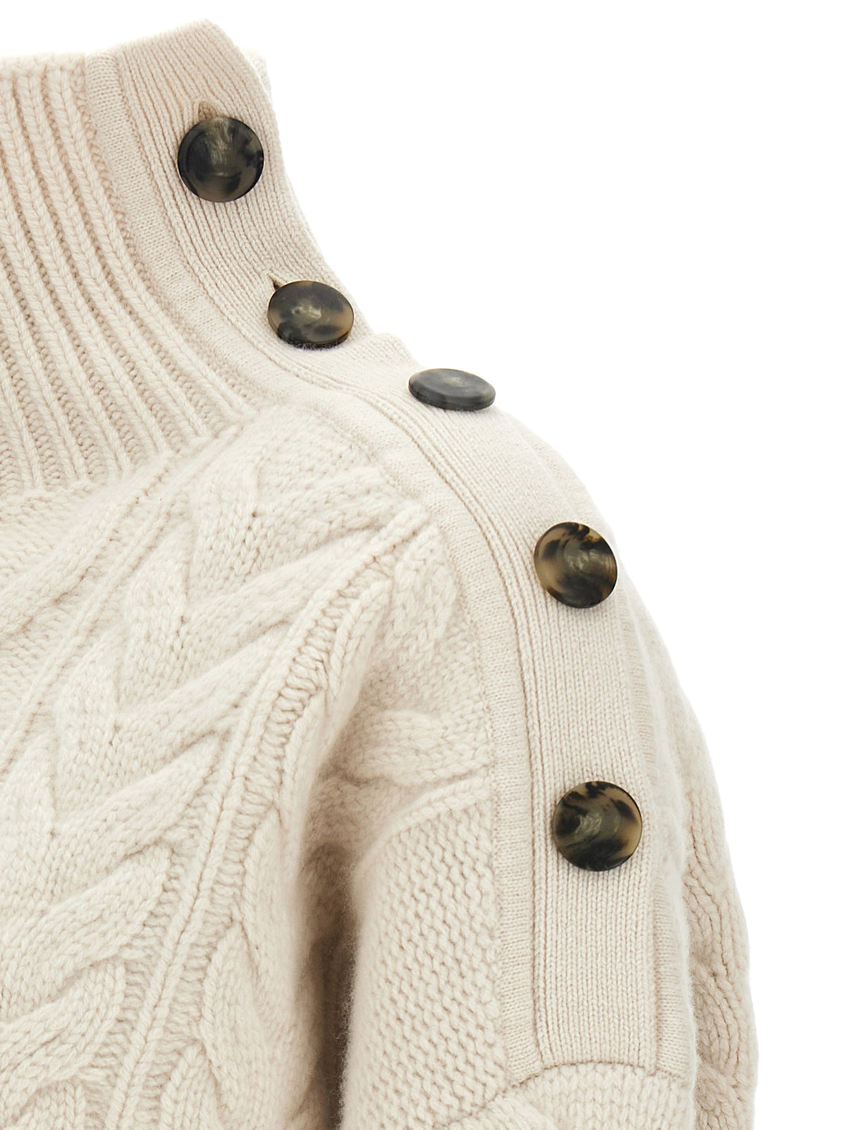 Yves Salomon Women Braided Sweater