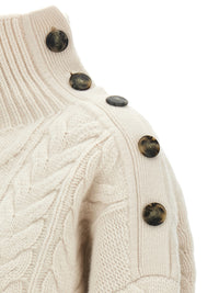 Yves Salomon Women Braided Sweater