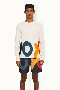 Orlebar Brown Ob Classic Tee Ls O.buoy-277838-White Sand