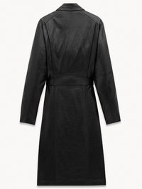 Saint Laurent Women Leather Coat