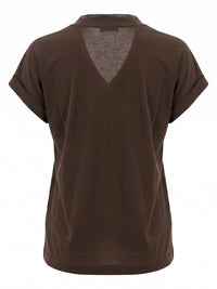 Brunello cucinelli Brunello Cucinelli Women T-Shirt With Precious Neckline
