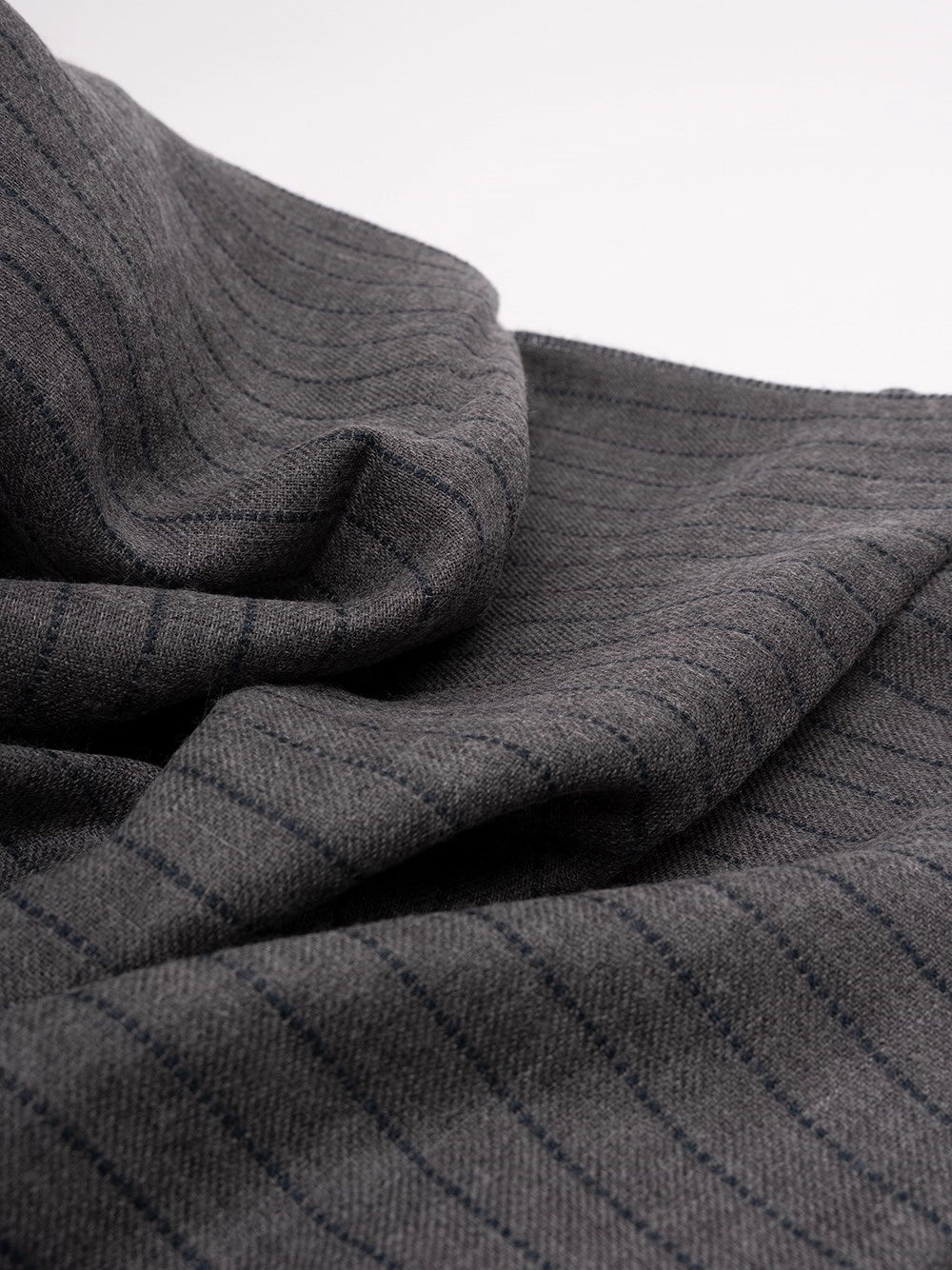 Gucci Gucci Men Gucci Pinstripe Wool Silk Scarf