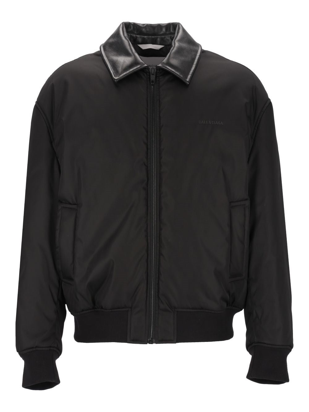 Balenciaga Men Twill Cocoon Bomber Jacket