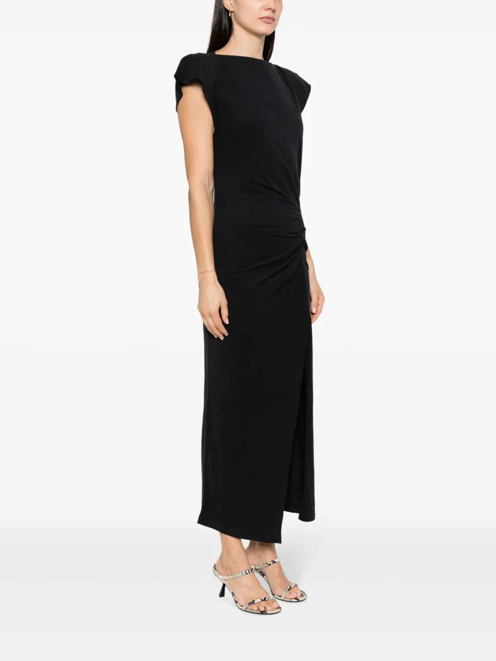Isabel Marant Women Nadela Cotton Jersey Long Dress