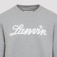 Lanvin Embroidered Logo Sweatshirt Men