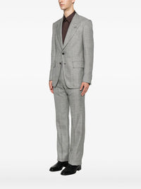 Tom Ford Men Herringbone-Pattern Wool Blend Blazer