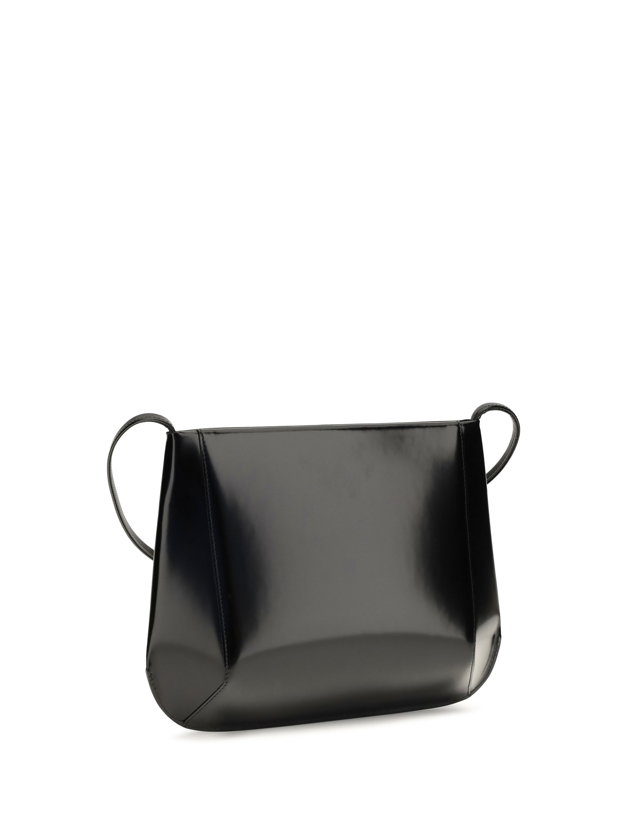 FANE Fane Women Loge Brushed Leather Crossbody Bag